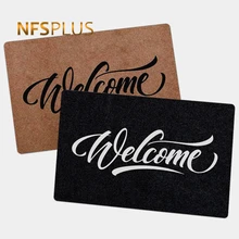Welcome Doormat Entrance Door Mat 40x60cm Polyester Fiber Black Brown TPR Non Slip Floor Mat Carpet For Home and Outdoor
Welcome Doormat Entrance Door Mat 40x60cm Polyester Fiber Black Brown TPR Non Slip Floor Mat Carpet For Home and Outdoor