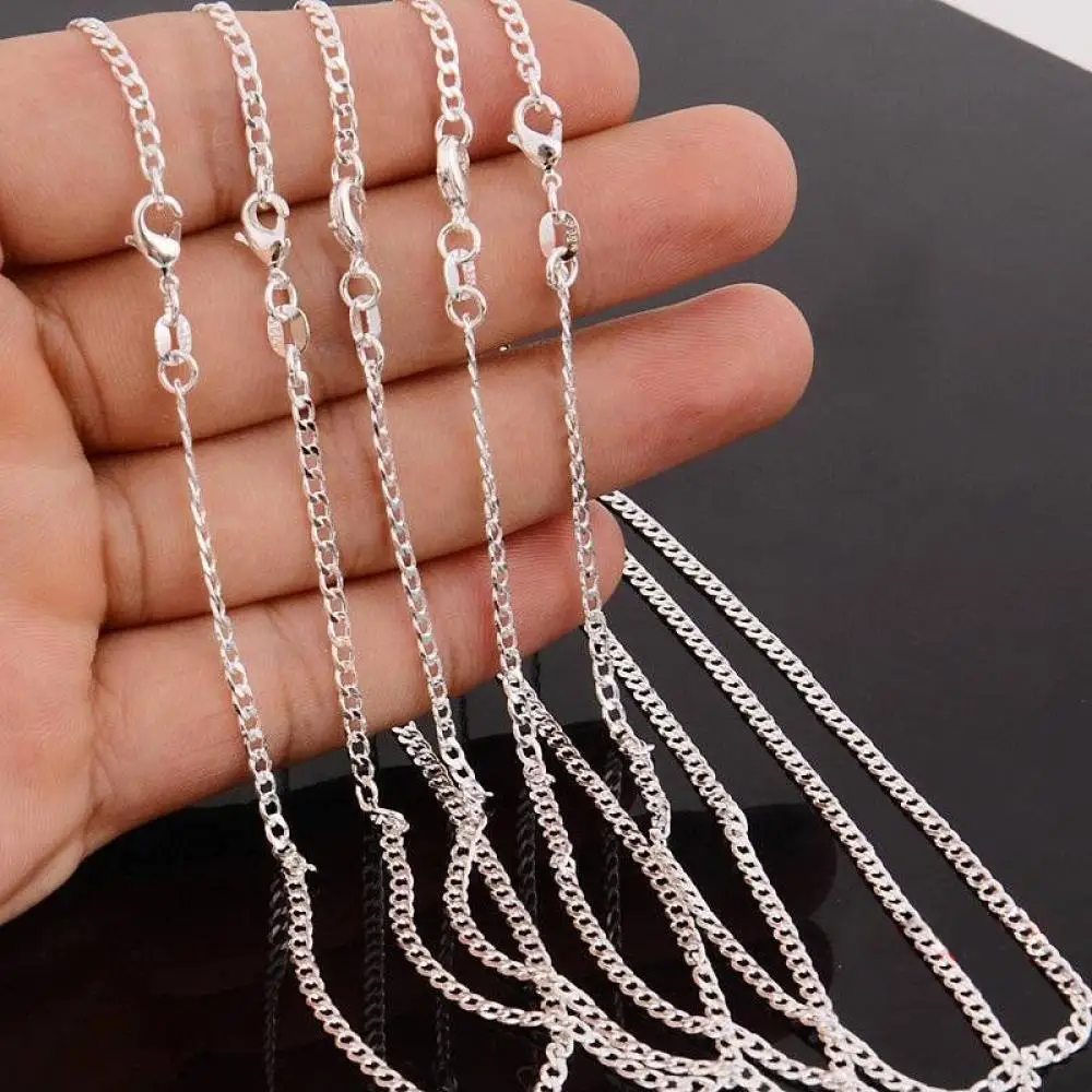 1 Pcs New Fashion Wholesale Lots Silver Color Plated 2MM Rolo Curb Chain Necklace Men Or Women Nice Gift For Lover
1 Pcs New Fashion Wholesale Lots Silver Color Plated 2MM Rolo Curb Chain Necklace Men Or Women Nice Gift For Lover