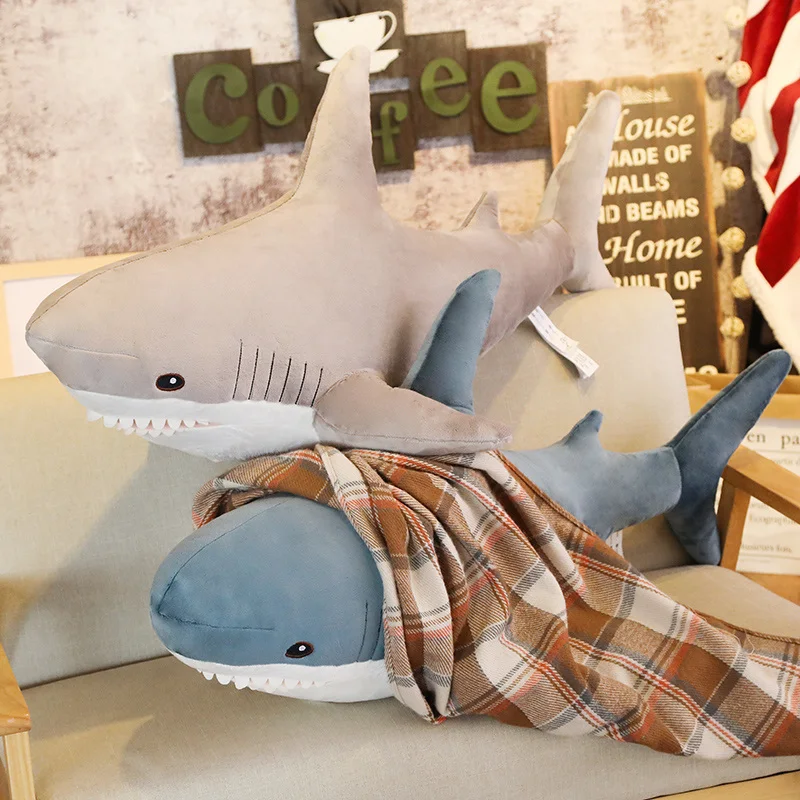 Lifelike Big Shark Plush Toy Russian Shark Stuffed Animals Simulation Cartoon Animals Toys for Girl Soft Plush Pillow Kid Gift
Lifelike Big Shark Plush Toy Russian Shark Stuffed Animals Simulation Cartoon Animals Toys for Girl Soft Plush Pillow Kid Gift