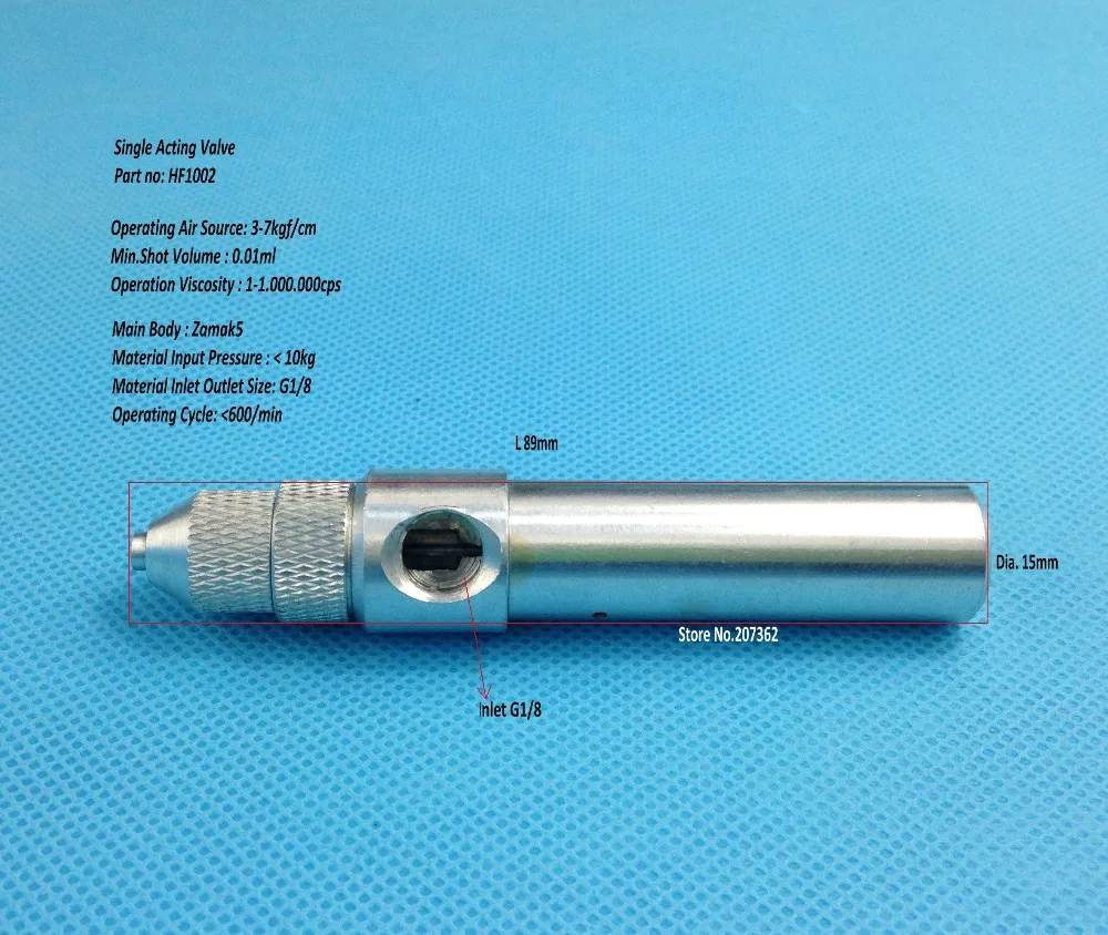 1Pc single-acting micro precision SMT solder paste,adhesive,silicone,epoxy resin Dispensing Robot Valve Nozzle L89xD15xG1/8
1Pc single-acting micro precision SMT solder paste,adhesive,silicone,epoxy resin Dispensing Robot Valve Nozzle L89xD15xG1/8