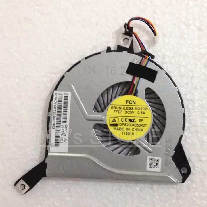 New CPU Cooler Fan For HP 14-V 14-V028TX 15-V 15-P P099NR 15-K 17-F 17-K 17-P040CA P047CL P121WM P147CL FCN DFS200405040T FFDF
New CPU Cooler Fan For HP 14-V 14-V028TX 15-V 15-P P099NR 15-K 17-F 17-K 17-P040CA P047CL P121WM P147CL FCN DFS200405040T FFDF