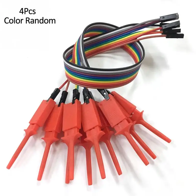4PCS Logic Analyzer Cable Probe Test Clamp Wire Hook Test Clip for Electronic Components 28CM
4PCS Logic Analyzer Cable Probe Test Clamp Wire Hook Test Clip for Electronic Components 28CM