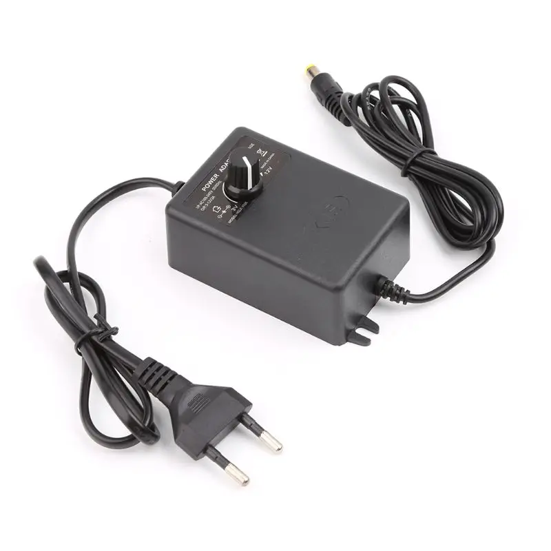 Adjustable Power Supply Adapter For Motor Speed Controller 3-12V 2A EU Plug 77x52x32mm New
Adjustable Power Supply Adapter For Motor Speed Controller 3-12V 2A EU Plug 77x52x32mm New