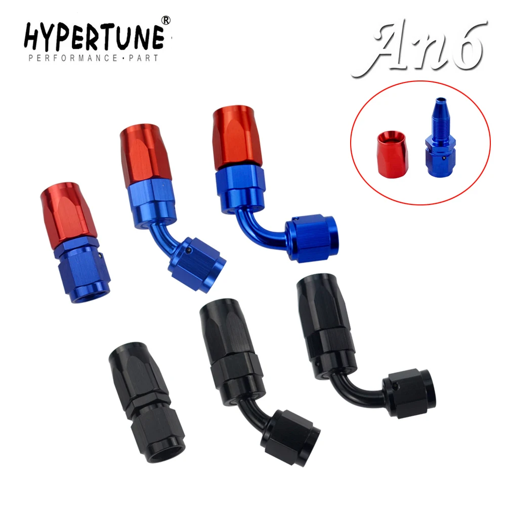 Hypertune - 6 AN AN-6 Straight 45 90 Degree Aluminum Swivel Hose End Fitting Adapter Oil Fuel Line
Hypertune - 6 AN AN-6 Straight 45 90 Degree Aluminum Swivel Hose End Fitting Adapter Oil Fuel Line