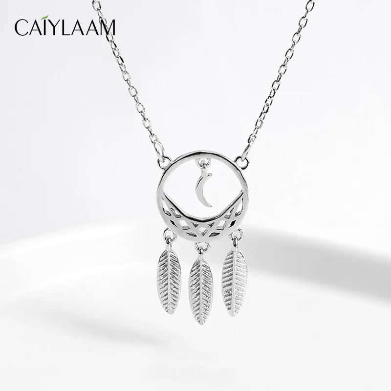 CAIYLAAM 925 Sterling Silver Fashion Moon Dream Necklaces Korean Version Simple Women Pendant Necklace For Ladies Choker Jewelry
CAIYLAAM 925 Sterling Silver Fashion Moon Dream Necklaces Korean Version Simple Women Pendant Necklace For Ladies Choker Jewelry