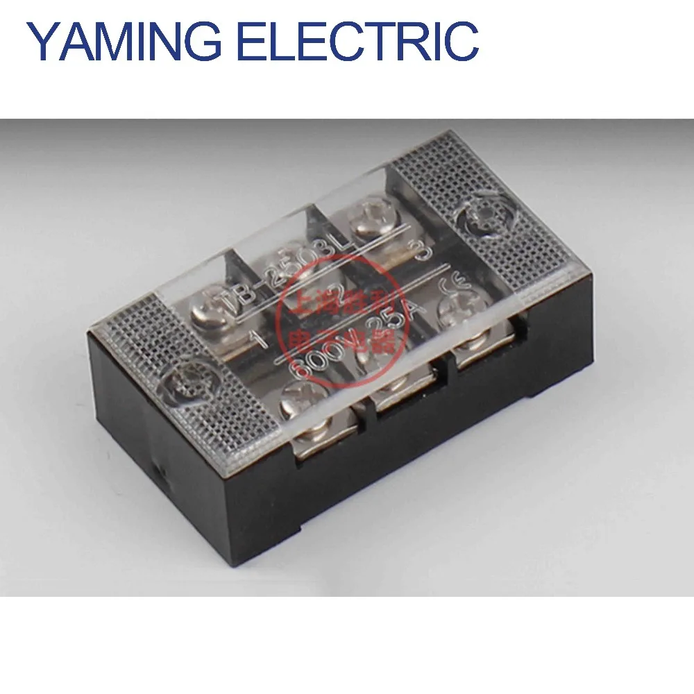 Yaming electric P136 TB-2503 600V 25A Dual Row 3 Position Barrier Screw Terminal Block Cable Wire connector pure copper
Yaming electric P136 TB-2503 600V 25A Dual Row 3 Position Barrier Screw Terminal Block Cable Wire connector pure copper