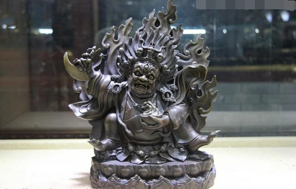 fast shipping USPS to USA S3333 Tibet Buddhism Copper Bronze Vajrapani Mahakala Wrathful Deity Buddha art Statue
fast shipping USPS to USA S3333 Tibet Buddhism Copper Bronze Vajrapani Mahakala Wrathful Deity Buddha art Statue