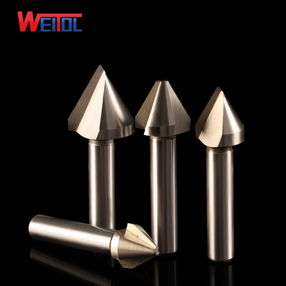Weitol 10mm shank diameter HSS cutting tools 90 degree chamfer end mill CNC machine tools Metal router bits
Weitol 10mm shank diameter HSS cutting tools 90 degree chamfer end mill CNC machine tools Metal router bits