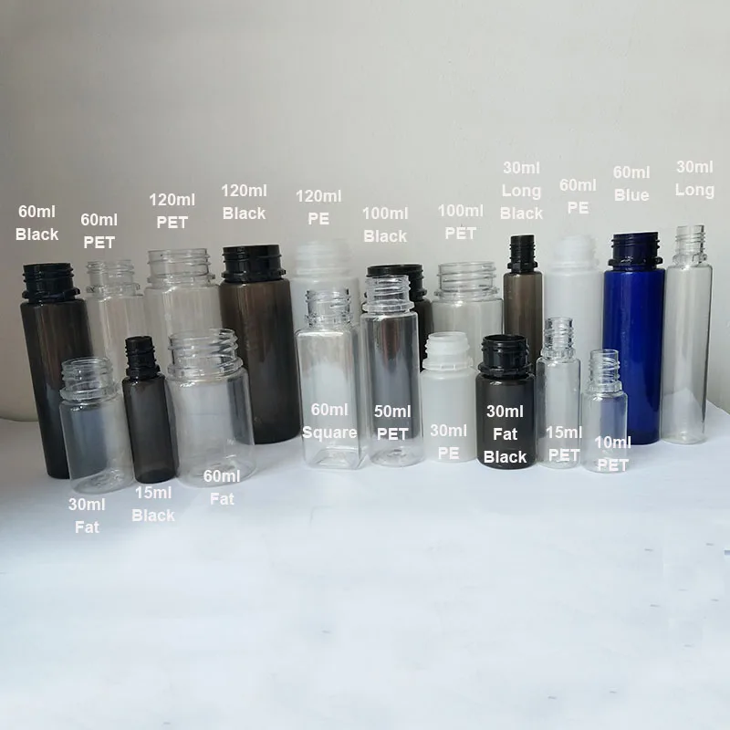 50pcs empty E Liquid vape bottles 10ml 15ml 30ml 50ml 60ml 100ml 120ml Fat Long Dropper Bottle Plastic pen Shape Bottles
50pcs empty E Liquid vape bottles 10ml 15ml 30ml 50ml 60ml 100ml 120ml Fat Long Dropper Bottle Plastic pen Shape Bottles