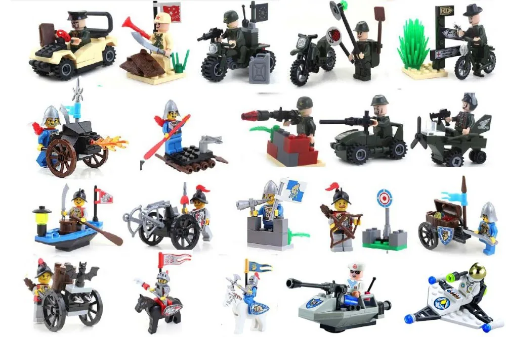 Enlighten Castle Knights compatible Ninja Army Building Block Space Military Pirate action figures
Enlighten Castle Knights compatible Ninja Army Building Block Space Military Pirate action figures