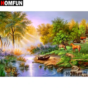HOMFUN Full Square/Round Drill 5D DIY Diamond Painting "Lake scenery" Embroidery Cross Stitch 5D Home Decor Gift A07451
HOMFUN Full Square/Round Drill 5D DIY Diamond Painting "Lake scenery" Embroidery Cross Stitch 5D Home Decor Gift A07451