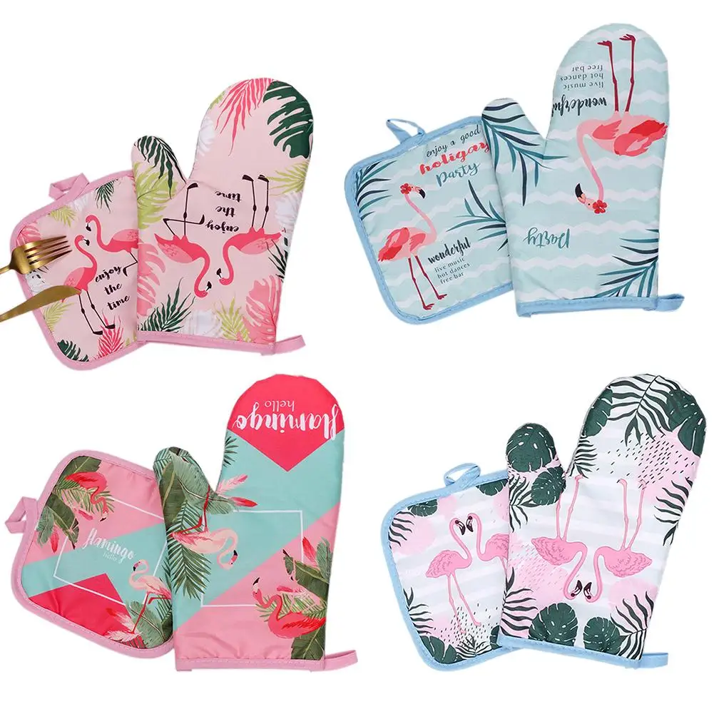 Flamingo Pattern Microwave Gloves Insulated Pad Cotton Linen Pad High Temperature Resistant Oven Gloves Pot Holder Kitchen Tool
Flamingo Pattern Microwave Gloves Insulated Pad Cotton Linen Pad High Temperature Resistant Oven Gloves Pot Holder Kitchen Tool