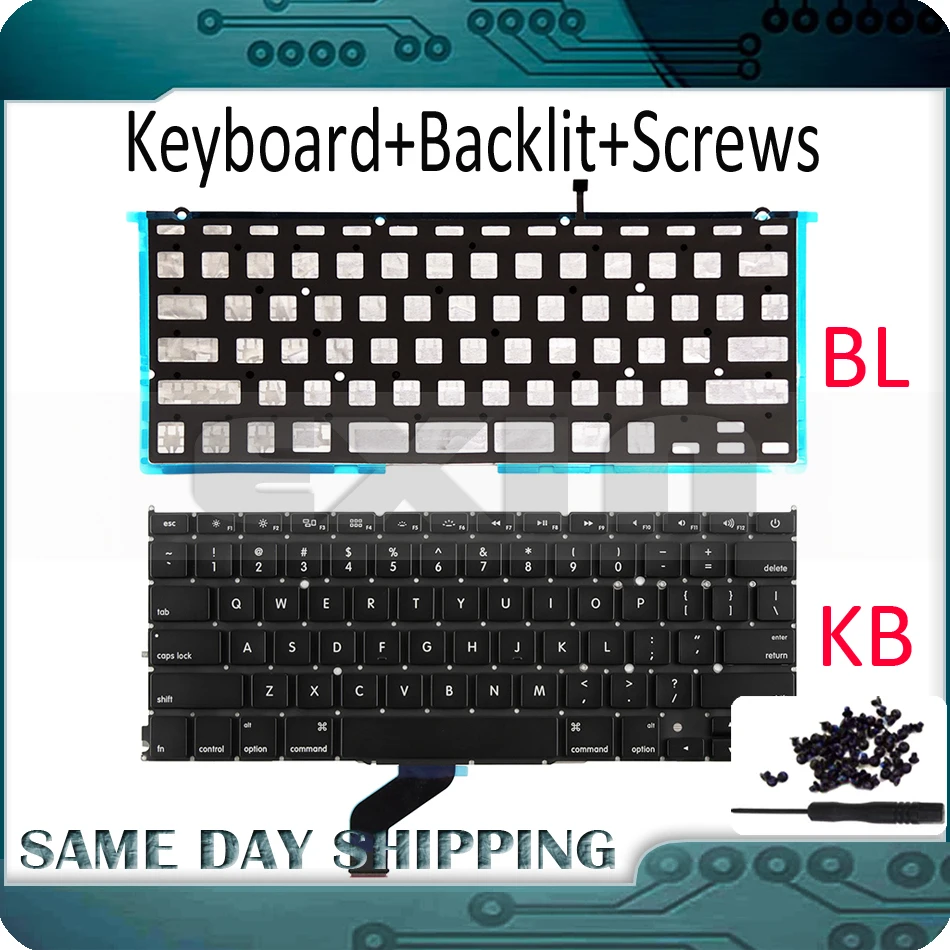 New Laptop Keyboard for Apple Macbook Pro Retina 13" A1425 us usa US USA English Keyboard w/ Backlight Backlight 2012 2013 Year
New Laptop Keyboard for Apple Macbook Pro Retina 13" A1425 us usa US USA English Keyboard w/ Backlight Backlight 2012 2013 Year