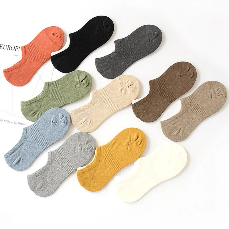 Women Socks 11 Colors Summer New Elastic Breathable Comfortable Non-slip Silicone Cotton Socks Solid Color Low Cut Socks No Show
Women Socks 11 Colors Summer New Elastic Breathable Comfortable Non-slip Silicone Cotton Socks Solid Color Low Cut Socks No Show