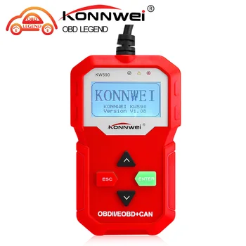 KONNWEI KW590 Red OBD2 Full ODB 2 Function Auto Code Reader Scan Tool Multi-languages Support Printed Via PC Similar With AL319
KONNWEI KW590 Red OBD2 Full ODB 2 Function Auto Code Reader Scan Tool Multi-languages Support Printed Via PC Similar With AL319