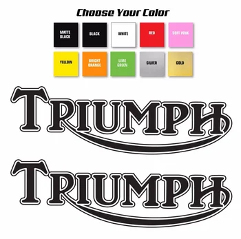 Triumph motorcycle retro tank Qty 2 Decal Sticker Set 2.5"x8" / Pick Your Color Sticker Vinyl Decals window decal
Triumph motorcycle retro tank Qty 2 Decal Sticker Set 2.5"x8" / Pick Your Color Sticker Vinyl Decals window decal