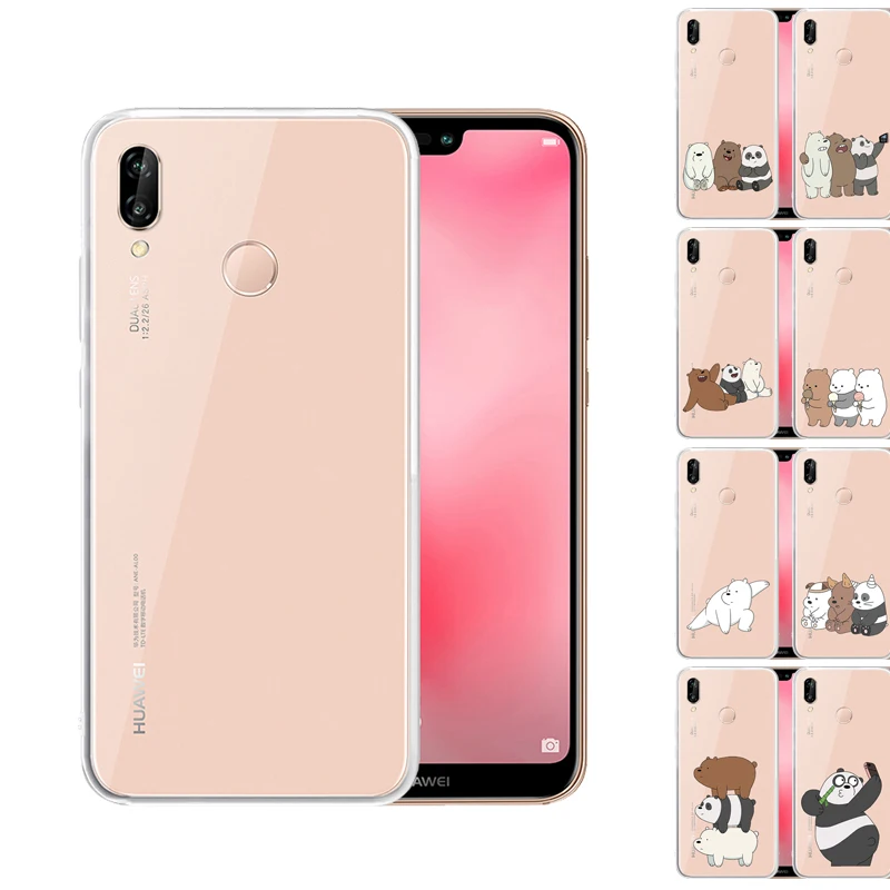 Новинка 2019 года поступления Мягкий силиконовый чехол TPU для huawei P20 Lite/Nova 3E милый