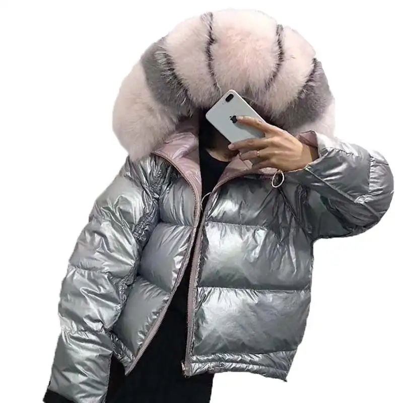 Large Real Natural Fox Fur 2019 Winter Jacket Women Down Parkas Coats White Duck Down Jacket Double Sided Waterproof Coat A700
Large Real Natural Fox Fur 2019 Winter Jacket Women Down Parkas Coats White Duck Down Jacket Double Sided Waterproof Coat A700