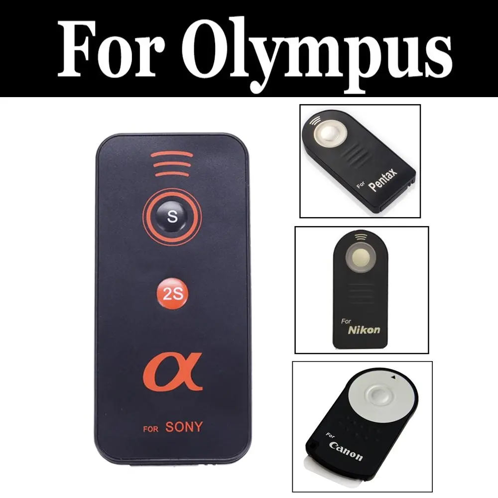 Фото Wireless Infrared Shutter Remote Control Selfie Tool For olympus Tg 310 320 610 630 Ihs 810 820 830 Tough 1 2 3 4 5 | Электроника