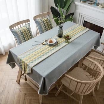 Tablecloth Pad Linen Cotton Cover Dining Table Long Cloth Solid Color Printed Edge Holiday Restaurant Home Party Tablecloth
Tablecloth Pad Linen Cotton Cover Dining Table Long Cloth Solid Color Printed Edge Holiday Restaurant Home Party Tablecloth