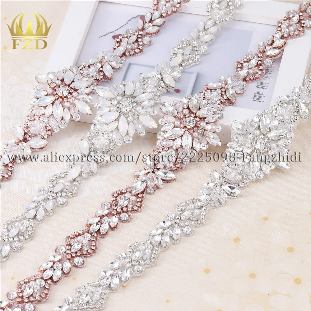 FZD 10 Pieces Sewing on bridal sash trimming Oral Rhinestone Trim Crystal Beaded Applique for Wedding Dresses Belts Waistband
FZD 10 Pieces Sewing on bridal sash trimming Oral Rhinestone Trim Crystal Beaded Applique for Wedding Dresses Belts Waistband