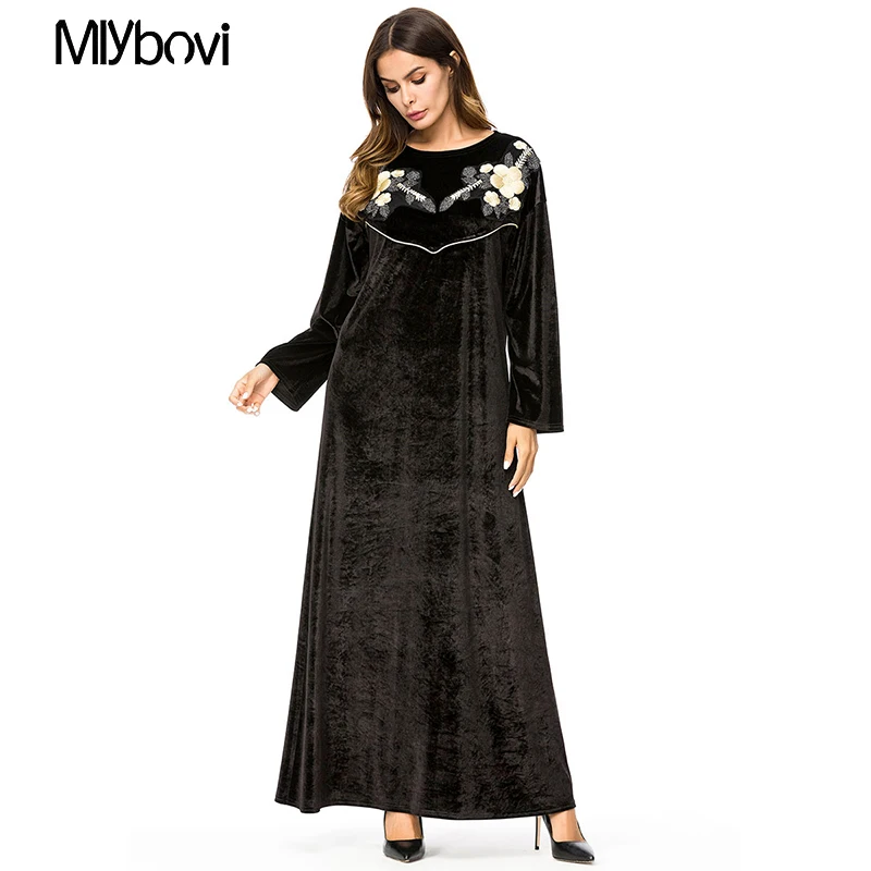 Arab Elegant Loose Abaya Kaftan Vestidos Fashion Islamic Turkish Muslim Dress Clothing Women Casual Maxi Embroidery Abayas Dubai
Arab Elegant Loose Abaya Kaftan Vestidos Fashion Islamic Turkish Muslim Dress Clothing Women Casual Maxi Embroidery Abayas Dubai