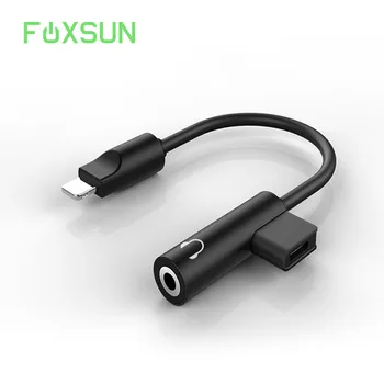 FOXSUN 2 in 1 for Lightning to 3.5mm Headphone Jack Adapter and Charger for iphone 7/7 plus/ iphone 8/8 plus/ iphone X 10
FOXSUN 2 in 1 for Lightning to 3.5mm Headphone Jack Adapter and Charger for iphone 7/7 plus/ iphone 8/8 plus/ iphone X 10