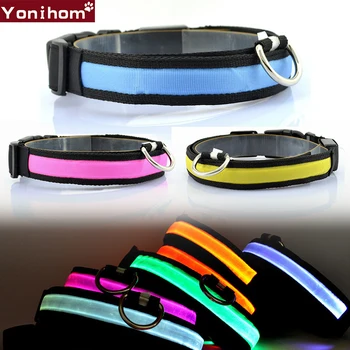 LED Dog Collar Luminous Night Safety Flashing Glowing Nylon Collars For Small Dogs Cats In The Dark Pet Dog Collars Dog Supplies
LED Dog Collar Luminous Night Safety Flashing Glowing Nylon Collars For Small Dogs Cats In The Dark Pet Dog Collars Dog Supplies