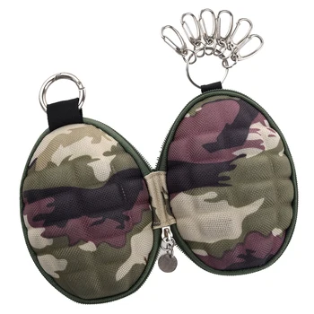 Camouflage Key & Coin Case Duck coin case/ key case/Pass Case carabiner type With six consecutive ho
Camouflage Key & Coin Case Duck coin case/ key case/Pass Case carabiner type With six consecutive ho