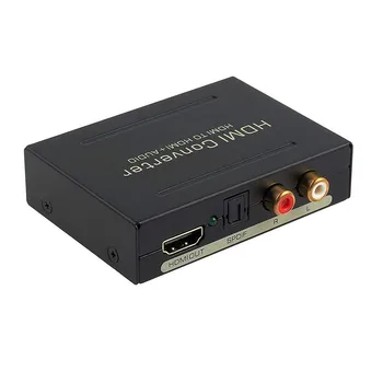 Zeadow HDMI Audio Extractor Splitter HDMI To HDMI + Optical TOSLINK SPDIF + RCA L/R Stereo Audio Converter Supports 3D 1080P
Zeadow HDMI Audio Extractor Splitter HDMI To HDMI + Optical TOSLINK SPDIF + RCA L/R Stereo Audio Converter Supports 3D 1080P