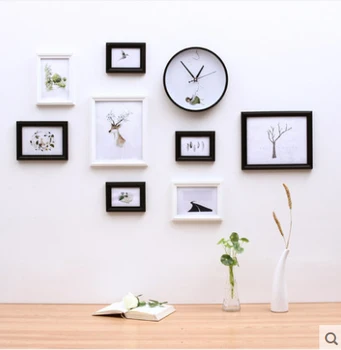 Kingart Large Wooden Photo Frame Wall Clock Picture Frame Home Hanging Photo Frame with Wall clock
Kingart Large Wooden Photo Frame Wall Clock Picture Frame Home Hanging Photo Frame with Wall clock