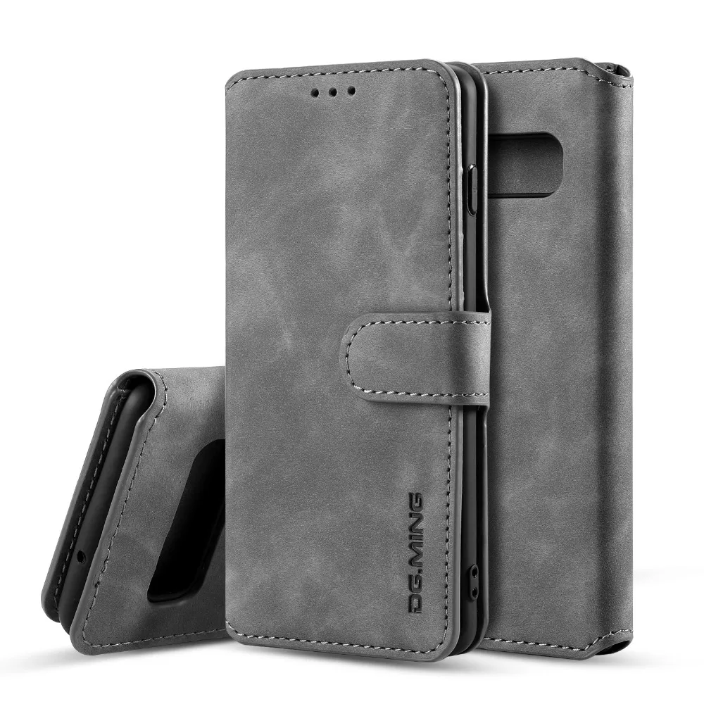 DGMING Retro Oil Side Magnetic Wallet Case For Samsung Galaxy S7 Edge S10(5G) 3 Card Slots Leather Case For S8 S9 S10 Plus S10E
DGMING Retro Oil Side Magnetic Wallet Case For Samsung Galaxy S7 Edge S10(5G) 3 Card Slots Leather Case For S8 S9 S10 Plus S10E