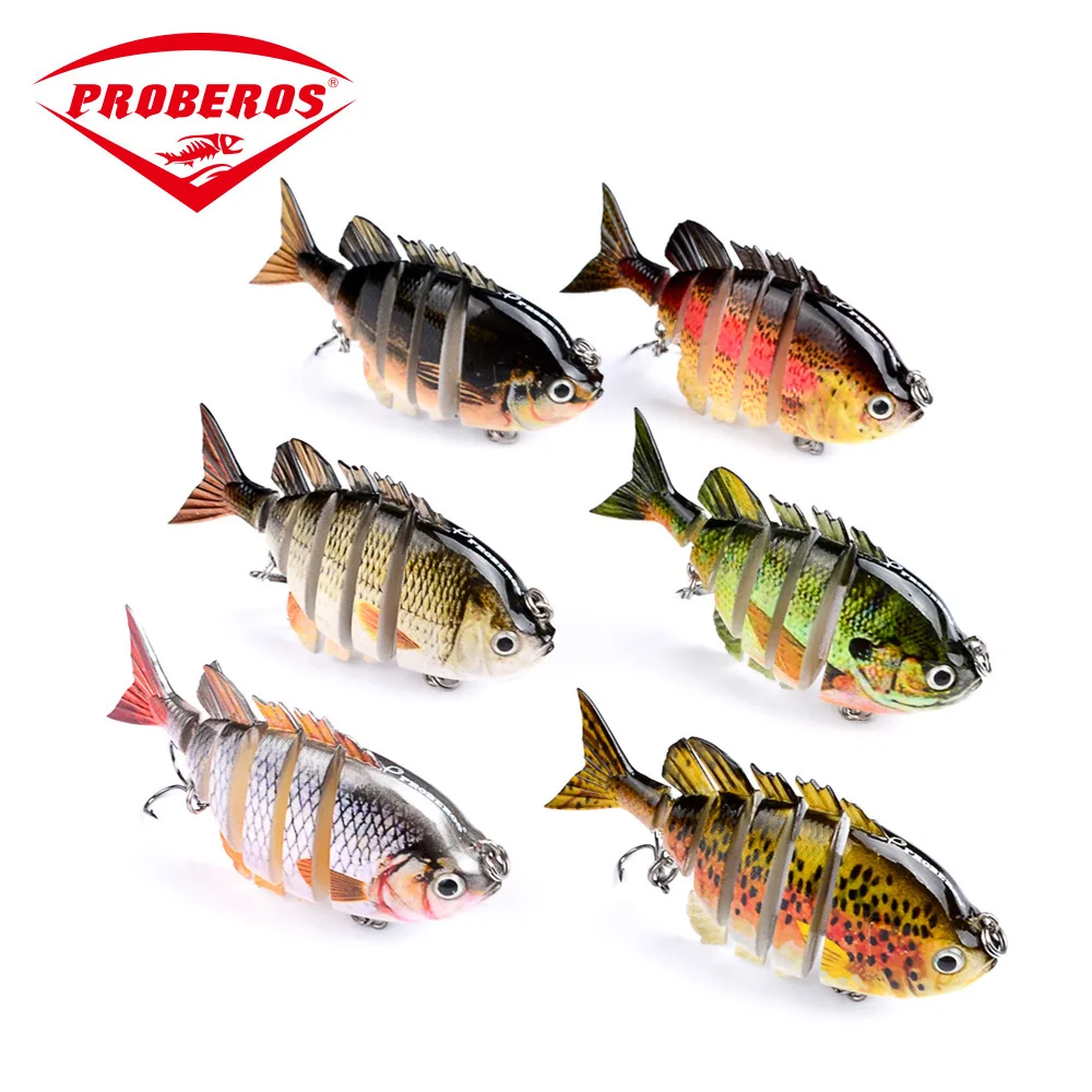 1PC 6 Segments Artificial Fishing Hard Bait 80mm 14g Lifelike Jointed Bait Fishing Lure Wobbler With 8# Hooks For River Lake
1PC 6 Segments Artificial Fishing Hard Bait 80mm 14g Lifelike Jointed Bait Fishing Lure Wobbler With 8# Hooks For River Lake