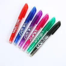 9 colores para elegir 0,5mm Kawaii piloto pluma borrable mágico pluma de gel para escuela materiales de escritura para oficina estudiante papelería(China)