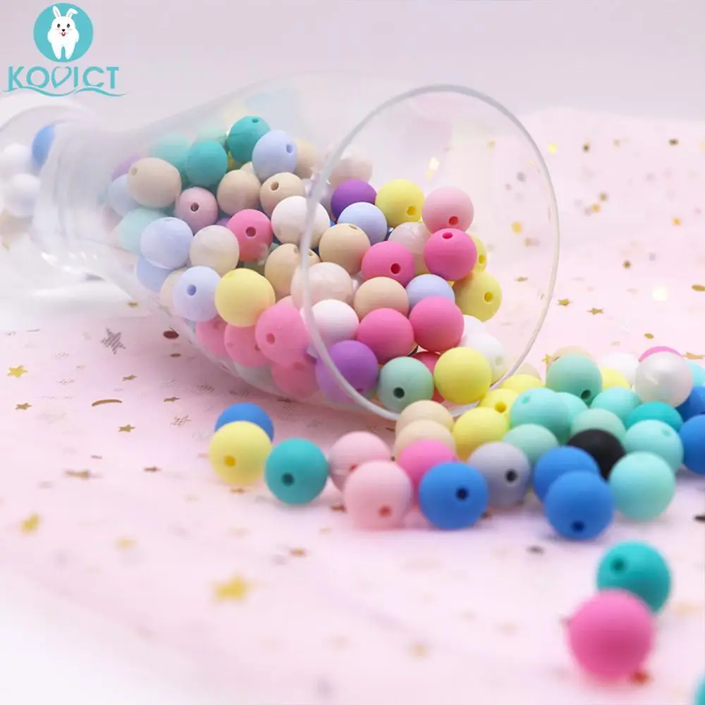 Kovict 12mm 10pc Silicone round Beads bpa free Baby Teething Toy DIY pacifier Chain Silicone Beads Teether For Necklace
Kovict 12mm 10pc Silicone round Beads bpa free Baby Teething Toy DIY pacifier Chain Silicone Beads Teether For Necklace