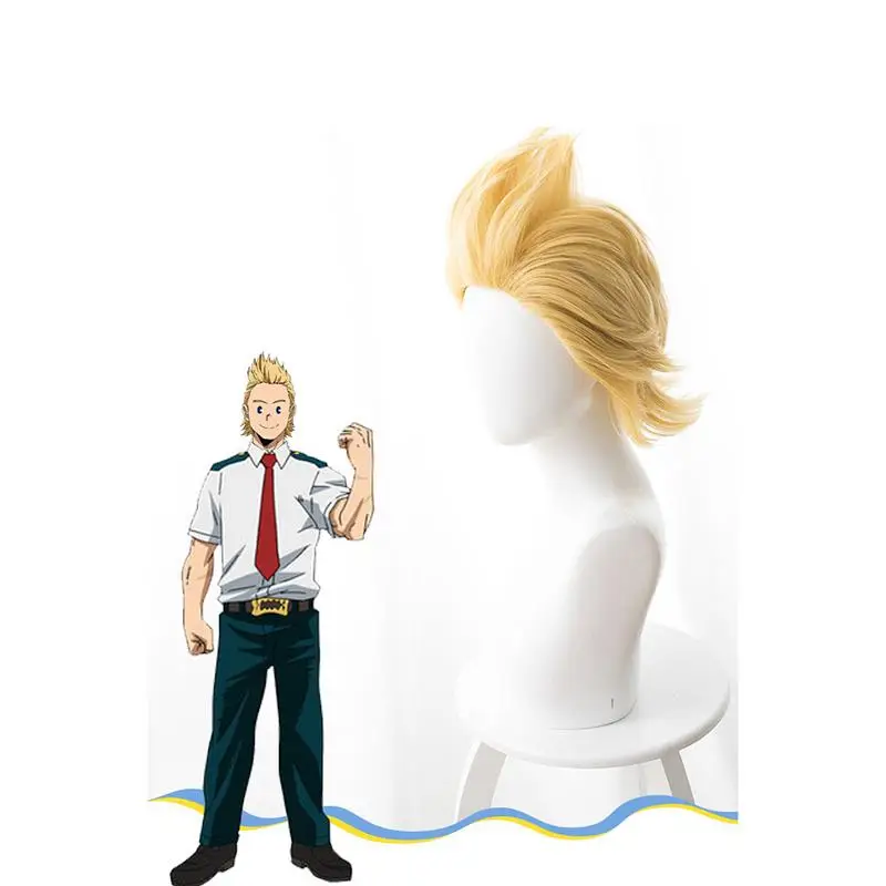 My Hero Academia Boku no Hiro Akademia Costume Million Cosplay Wig Short Synthetic Hair Halloween Party Wigs Role Play Props
My Hero Academia Boku no Hiro Akademia Costume Million Cosplay Wig Short Synthetic Hair Halloween Party Wigs Role Play Props