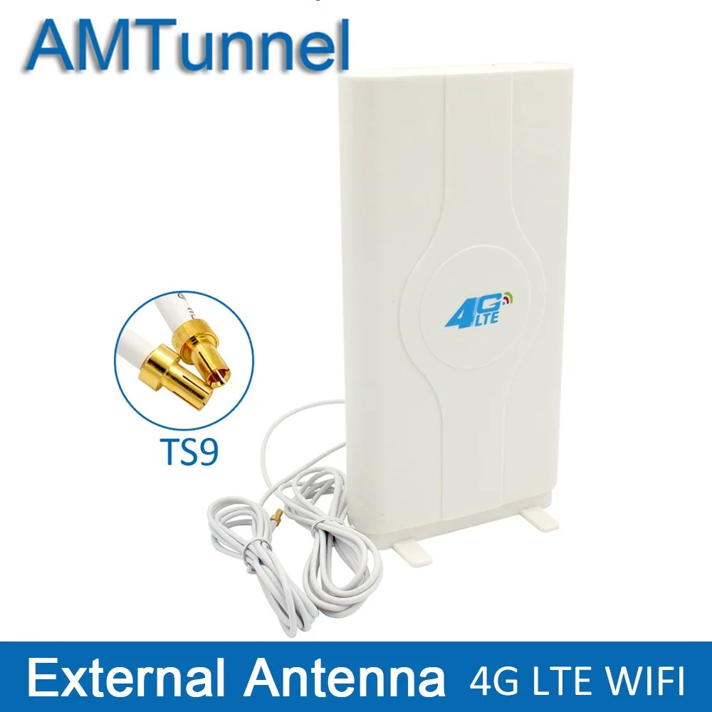 3G 4G LTE Антенна MIMO антенна TS9 Внешняя панельная CRC9 SMA разъем 2 м для модема