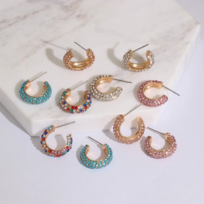 FASHIONSNOOPS New Design Rhinestone Crystal Earrings Luxury Multicolor Bohemian Big Stud Earrings For Women Fashion Jewelry
FASHIONSNOOPS New Design Rhinestone Crystal Earrings Luxury Multicolor Bohemian Big Stud Earrings For Women Fashion Jewelry