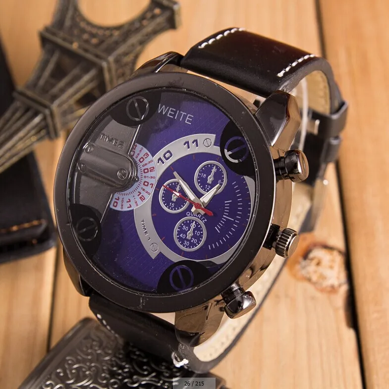 Reloj 2017 Fashion Large Dial Military Quartz Men Watch Leather Sport watches High Quality Clock Wristwatch Relogio Masculino
Reloj 2017 Fashion Large Dial Military Quartz Men Watch Leather Sport watches High Quality Clock Wristwatch Relogio Masculino