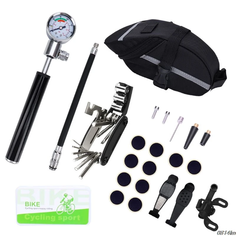 Bicycle Tool Set Disassembly Repair Car Repair Tire Repair Tool Combination Mountain Bike Repair Gas Cylinder Pressure Gauge
Bicycle Tool Set Disassembly Repair Car Repair Tire Repair Tool Combination Mountain Bike Repair Gas Cylinder Pressure Gauge