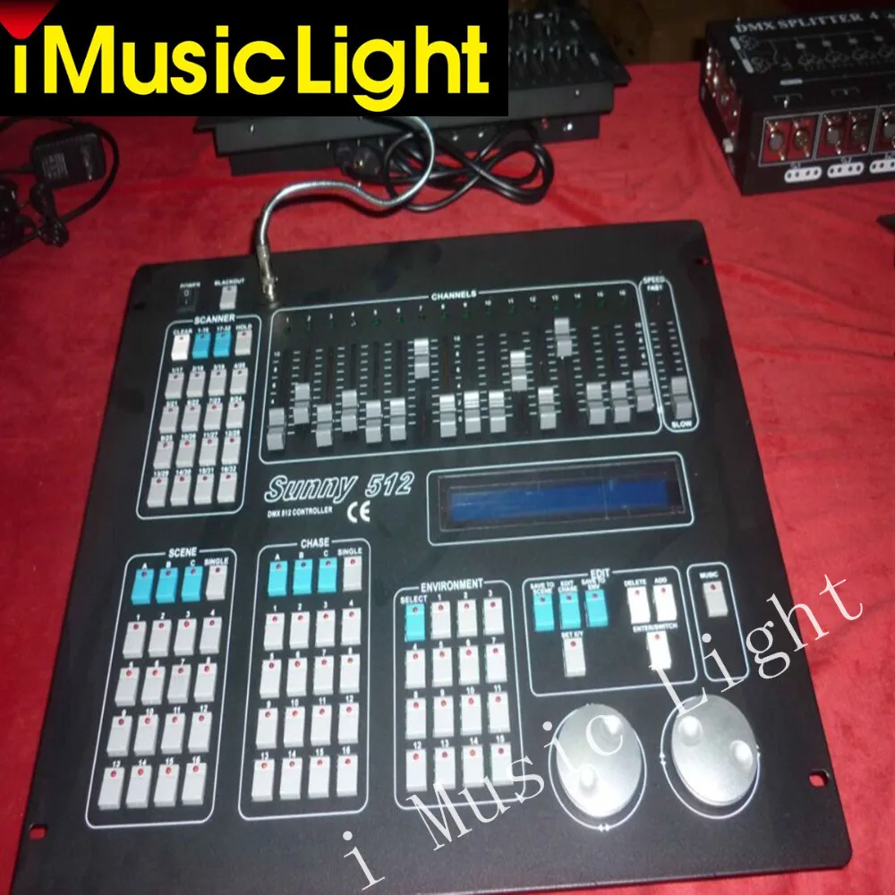 Free Shipping Stage Lights Sunny 512 DMX Controller Mini LED Moving Head LED Par Laser Light DJ Equipment
Free Shipping Stage Lights Sunny 512 DMX Controller Mini LED Moving Head LED Par Laser Light DJ Equipment