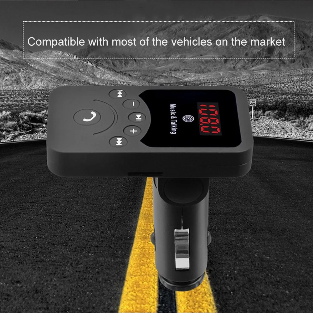 Car MP3 Player Bluetooth FM Transmitter Hands-free Voice Prompt Car Charger for phone Bluetooth Car Mp3 Universal Auto Audio
Car MP3 Player Bluetooth FM Transmitter Hands-free Voice Prompt Car Charger for phone Bluetooth Car Mp3 Universal Auto Audio