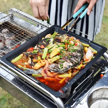 Kitchen Barbecue Grill Pan Griddle Plate Steak Frying Pans Non-Stick BBQ Grill Pan Camping Picnic Cookware Cooking Tools
Kitchen Barbecue Grill Pan Griddle Plate Steak Frying Pans Non-Stick BBQ Grill Pan Camping Picnic Cookware Cooking Tools