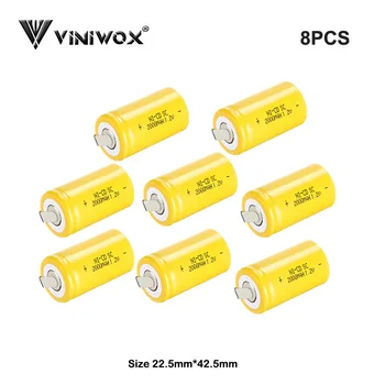 SC 2000mAh 1.2V Ni-CD Rechargeable Battery Cell Power Tool Battery For Electrical Tools Accumulator Subc Batteria Real Capacity
SC 2000mAh 1.2V Ni-CD Rechargeable Battery Cell Power Tool Battery For Electrical Tools Accumulator Subc Batteria Real Capacity