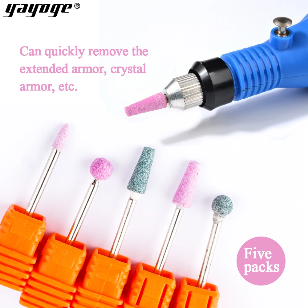 Yayoge Scrub Nail Drill Bits 5in1 Manicure Machine Accessories Rotary Electric Rotate Burr Milling Cutter Bit
Yayoge Scrub Nail Drill Bits 5in1 Manicure Machine Accessories Rotary Electric Rotate Burr Milling Cutter Bit