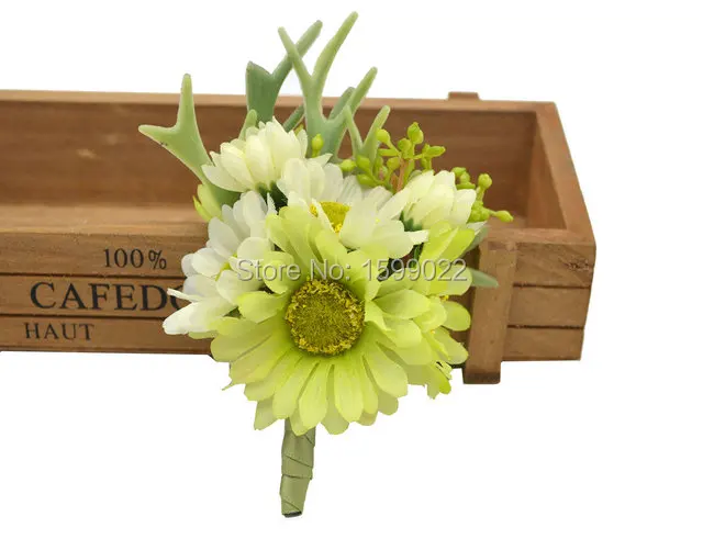 Wedding Artificial Daisy Flowers Bride Godfather Boutonniere Groom Groomsman Bride Corsage Ceremony Host Brooch Ivory Green
Wedding Artificial Daisy Flowers Bride Godfather Boutonniere Groom Groomsman Bride Corsage Ceremony Host Brooch Ivory Green
