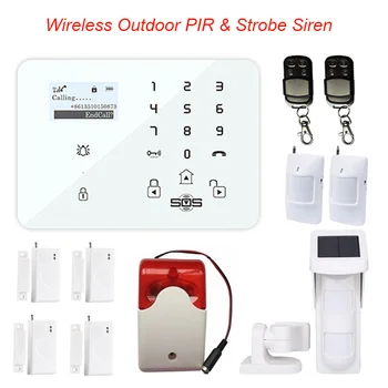 Wireless Home Alarm System with PIR Sensor Alarm Burglar Securit Alarm Waterproof PIR Motion Sensor Solar Power Panel K9O
Wireless Home Alarm System with PIR Sensor Alarm Burglar Securit Alarm Waterproof PIR Motion Sensor Solar Power Panel K9O