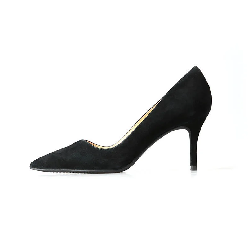 New velvet leather high heels fashionable office shoes elegant high heels women's single shoes comfortable women's shoes
New velvet leather high heels fashionable office shoes elegant high heels women's single shoes comfortable women's shoes