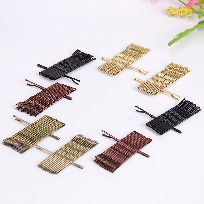 24PCS Black Gold Pins Hair Pins No Hurt for Hair Classic Simplicity Wave Hair Clips Hair Accessories DIY Tool
24PCS Black Gold Pins Hair Pins No Hurt for Hair Classic Simplicity Wave Hair Clips Hair Accessories DIY Tool