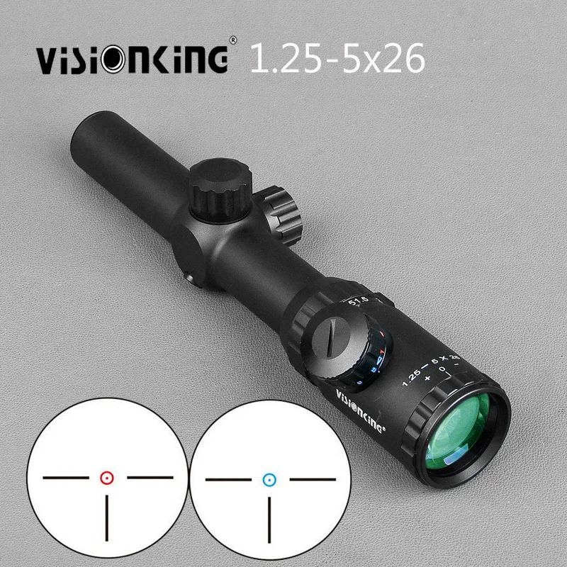 Visionking 1.25-5x26 Hunting Riflescope Fit .223 M16 AR15 Sights Tactical Optics Scope Hunting Scopes Sniper Scope
Visionking 1.25-5x26 Hunting Riflescope Fit .223 M16 AR15 Sights Tactical Optics Scope Hunting Scopes Sniper Scope